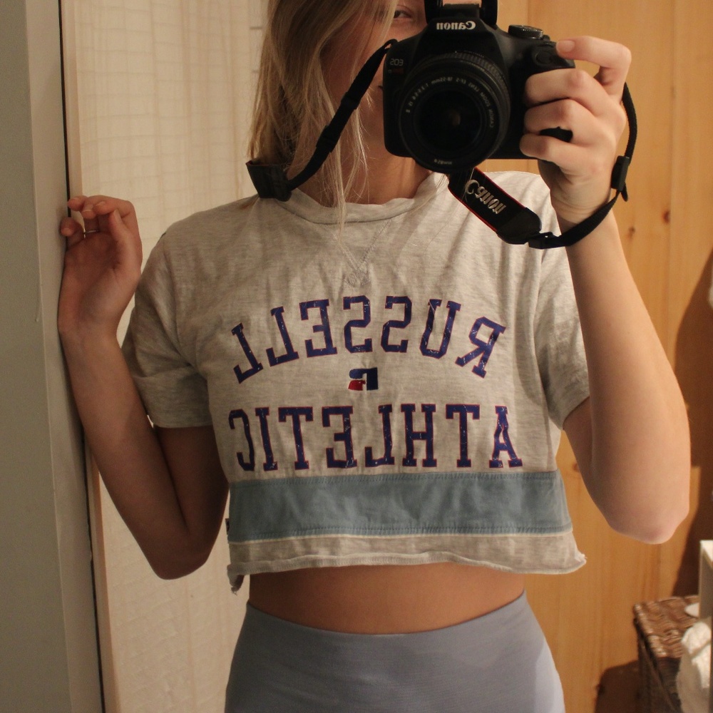 Vintage Russell Crop Top